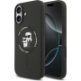Karl Lagerfeld Karl and Choupette silikonowe etui z MagSafe do iPhone 17 - czarny