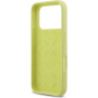 Etui silikonowe Guess 4G Metal Logo do iPhone 17 Pro - neonowy żółty