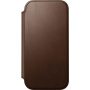 Etui z klapką Nomad Modern Leather Folio z MagSafe do iPhone 17 - brązowe