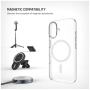 FIXED MagShell Ultracienkie etui z MagSafe do iPhone 17 - przezroczyste