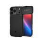 Spigen Optik Armor wytrzymałe etui z osłoną na kamerę i MagSafe do iPhone 17 Pro Max - czarny