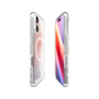 Spigen Ultra Hybrid matowy transparentny futerał z białym MagSafe do iPhone 17 - przezroczysty