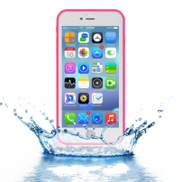 Wodoodporne opakowanie ze wzorem diamentowym dla Apple iPhone 8 Plus / 7 Plus - różowe