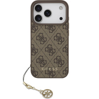 Guess 4G Charms etui do iPhone 17 Pro Max - brązowy