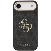 Etui Guess 4G Metal Logo Gold Frame do iPhone Air - szary
