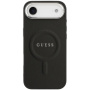 Etui Guess Saffiano z MagSafe do iPhone Air - czarny