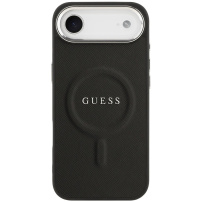 Etui Guess Saffiano z MagSafe do iPhone Air - czarny