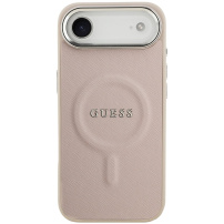 Etui Guess Saffiano z MagSafe do iPhone Air - różowy