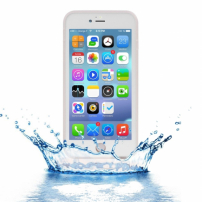 Wodoodporne opakowanie ze wzorem diamentowym dla Apple iPhone 8 Plus / 7 Plus - przezroczyste