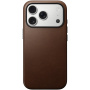 Nomad Modern Leather skórzane etui z MagSafe do iPhone 17 Pro Max - brązowe
