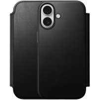 Etui z klapką Nomad Modern Leather Folio z MagSafe do iPhone 17 - czarne