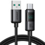 JOYROOM S-A16 Pro Opleciony kabel do ładowania i transmisji danych - USB-A do USB-C - 1,2 m - czarny