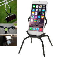 Uniwersalny stojak / uchwyt "pająk" dla iPhone / iPod - czarny