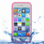 Wodoodporne opakowanie ze wzorem diamentowym dla Apple iPhone 8 / 7 - różowe
