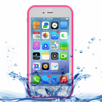 Wodoodporne opakowanie ze wzorem diamentowym dla Apple iPhone 8 / 7 - różowe