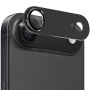 NORTHJO Szkło hartowane z metalową ramką do ochrony obiektywów aparatu dla iPhone Air - czarne