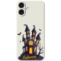 Etui ochronne z halloweenowym wzorem na iPhone 17 - beżowe