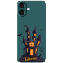 Etui ochronne z motywem Halloween na iPhone 17 - petrolowy