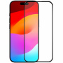 NORTHJO Szkło hartowane 2.5D z czarną ramką do iPhone 17