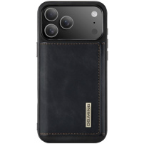 DG.Ming 2w1 etui z odpinanym magnetycznym portfelem do iPhone 17 Pro Max - czarny