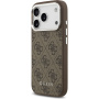 Etui Guess 4G z MagSafe do iPhone 17 Pro Max - brązowy