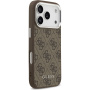 Etui Guess 4G z MagSafe do iPhone 17 Pro Max - brązowy