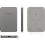PanzerGlass empower Qi2 bezprzewodowy MagSafe powerbank z portem USB-C - 5 000 mAh - szary