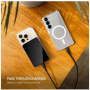 FIXED MagZen 5 Crystal Qi2 bezprzewodowy MagSafe powerbank z portem USB-C - 5 000 mAh - różowy