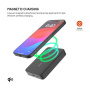 FIXED MagZen 10 Crystal Qi2 bezprzewodowy MagSafe powerbank z portem USB-C - 10 000mAh - czarny