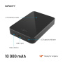 FIXED MagZen 10 Crystal Qi2 bezprzewodowy MagSafe powerbank z portem USB-C - 10 000mAh - czarny