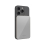 FIXED MagZen 10 Crystal Qi2 bezprzewodowy MagSafe powerbank z portem USB-C - 10 000mAh - tytanowy