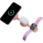 ENERGEA Bazic GoMag Trio 2 3w1 Składana Bezprzewodowa Ładowarka MagSafe do iPhone / Apple Watch / AirPods - 15W - pomarańczowa