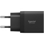 Spigen Essential adapter ładowania z portami 2x USB-C - 47W - czarny