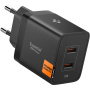 Spigen Essential adapter ładowania z portami 2x USB-C - 47W - czarny