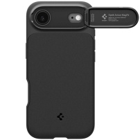 Spigen Optik Armor wytrzymałe etui z osłoną na kamerę i MagSafe do iPhone Air - czarny