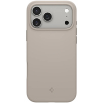Spigen Silicone Fit silikonowe etui z MagSafe do iPhone 17 Pro Max - beżowe