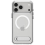 Spigen Ultra Hybrid S transparentne etui z podstawką i MagSafe do iPhone 17 Pro Max - przezroczyste