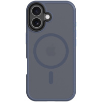 Tactical Hyperstealth transparentne etui z MagSafe do iPhone 17 - granatowy