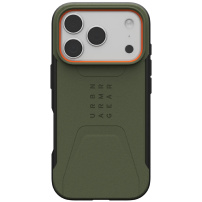 UAG Civilian wytrzymałe etui z MagSafe do iPhone 17 Pro Max - oliwkowe