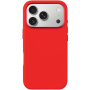 FIXED MagFlow silikonowe etui z MagSafe do iPhone 17 Pro Max - czerwone