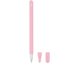 3w1 opakowanie silikonowe do Apple Pencil 2. generacji / Pro - różowy