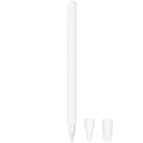 3w1 opakowanie silikonowe do Apple Pencil 2. generacji / Pro - przezroczyste