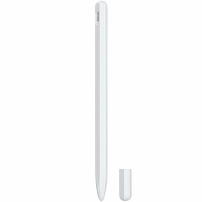 Silikonowe etui 3 w 1 z dwiema nasadkami na końcówki dla Apple Pencil 2. generacji / Pro - biały