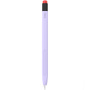 Silikonowe etui AhaStyle z gumką w kształcie ołówka dla Apple Pencil 2. generacji / Pro - fioletowy