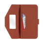 Etui z klapką z paskiem w stylu kopertówki do iPhone Air - brązowe