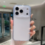 Matne przezroczyste etui do iPhone 17 Pro - przezroczyste