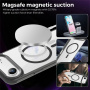 Przezroczyste etui z kolorową ramką i MagSafe do iPhone Air - czarny