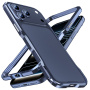 Luphie metalowa ramka ochronna do iPhone 17 Pro - srebrna