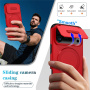 Etui z przesuwaną osłoną kamery, rozkładaną podstawką i MagSafe do iPhone 17 Pro Max - czerwone