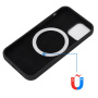Silikonowe etui z MagSafe do iPhone 14 - czarne